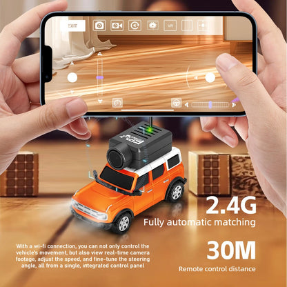 Wltoys 6405 6406 1/64 Mini FPV RC Car 720P HD Camera Wifi APP Control 2.4G Gyroscope Remote Control Racing Toy Car for Children