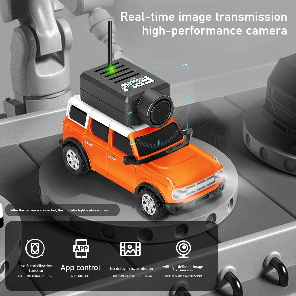 Wltoys 6405 6406 1/64 Mini FPV RC Car 720P HD Camera Wifi APP Control 2.4G Gyroscope Remote Control Racing Toy Car for Children