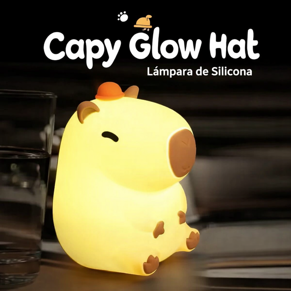 Capy Glow Hat Luz nocturna de silicona